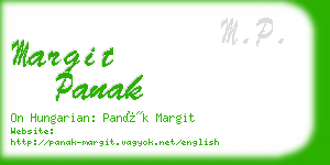 margit panak business card